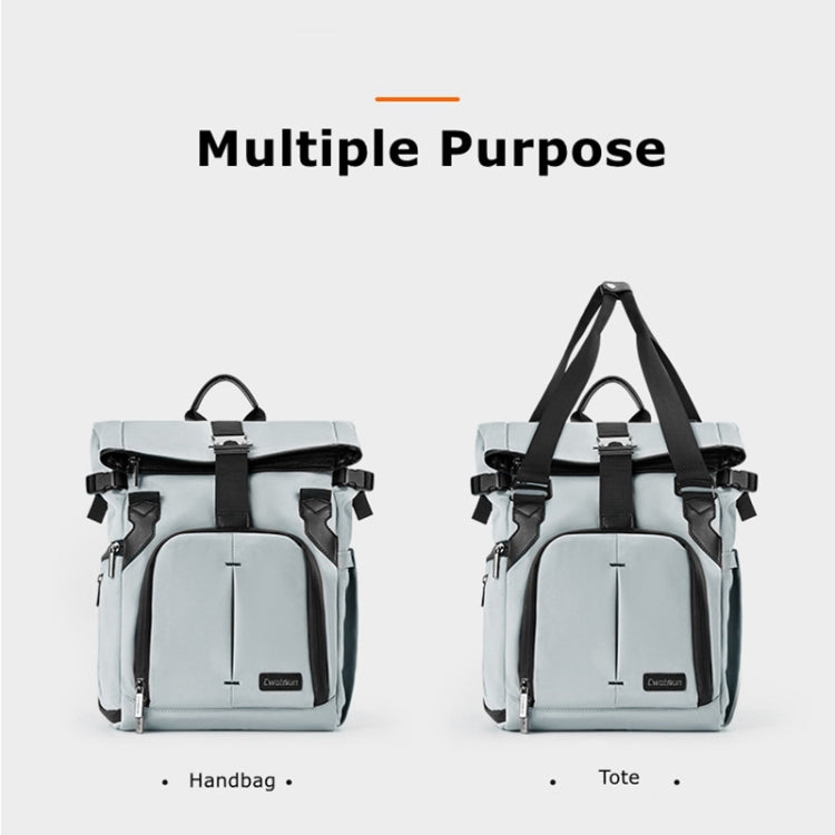 Cwatcun D95 Large Capacity Photography Backpack Shoulders Laptop Camera Bag, 27 x 37 x 16cm, 30.5 x 18 x 38cm