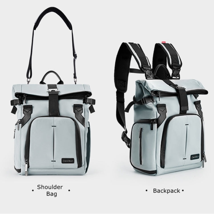 Cwatcun D95 Large Capacity Photography Backpack Shoulders Laptop Camera Bag, 27 x 37 x 16cm, 30.5 x 18 x 38cm