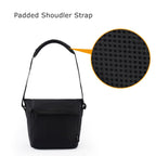 Cwatcun D103 Crossbody Camera Bag Photography Lens Shoulder Bag, 22.5 x 19.5 x 8cm, 22.5 x 22.5 x 12.5cm