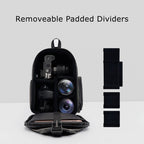 Cwatcun D107 Large Capacity Photography Backpack Shoulders Laptop Camera Bag, 22 x 36 x 16cm