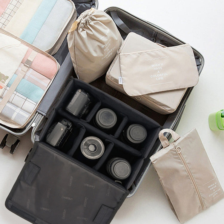 Cwatcun H80 Large Capacity Foldable Inner Camera Bag Photography Lens Bag, 22.5 x 18 x 13.5cm S, 30 x 19 x 15cm M, 34.5 x 19 x 26cm L