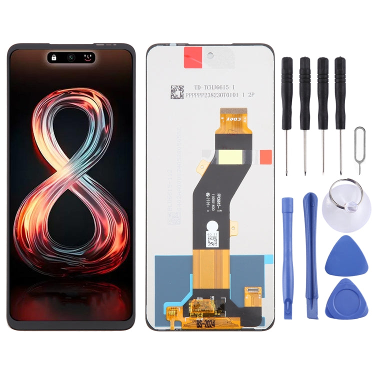 OEM LCD Screen with Digitizer Full Assembly, For Infinix GT 50 Pro X6891, For Infinix Hot 70 X6895B, For Infinix Note Edge X6887, For Infinix Smart 20 X6840 X6840B, For Infinix Note 60 Pro X6878, For Infinix Note 60 X6879, For Infinix Hot 60i 5G X6730 ...