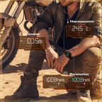 NORTH EDGE MarsPro Carbon Fiber Outdoor Sports Multifunctional Electronic Watch, MarsPro