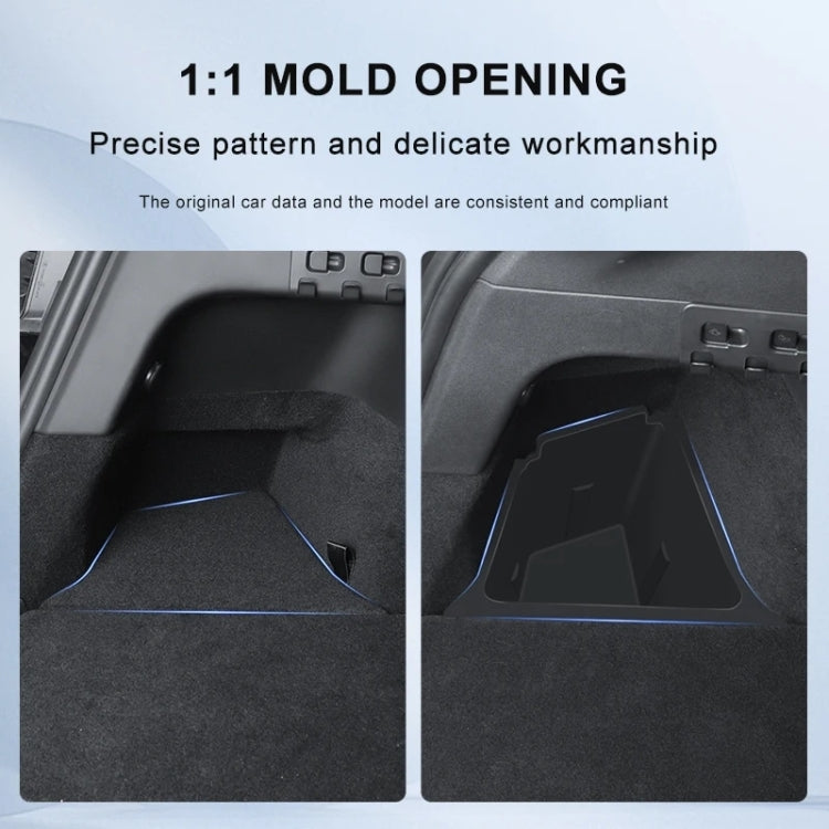 For Tesla Model Y 2021-2023 2pcs / Set Car Trunk Side Storage Box, Flagship Model, with Cover, without Cover