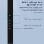 Measy SPH104 1 to 4 4K HDMI 1080P Simultaneous Display Splitter, 1 to 4, AU Plug, 1 to 4, EU Plug, 1 to 4, UK Plug