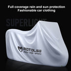 MOTOLSG Motorcycle Waterproof Sunproof Dustproof Thickening Cover, L, XL, XXL, XXXL