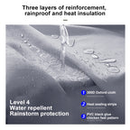 MOTOLSG Motorcycle Waterproof Sunproof Dustproof Thickening Cover, L, XL, XXL, XXXL