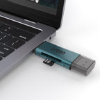 Onten CR532 2 in 1 USB-A / USB-C to SD2.0 / TF2.0 USB Card Reader, CR532