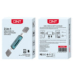 Onten CR532 2 in 1 USB-A / USB-C to SD2.0 / TF2.0 USB Card Reader, CR532