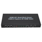 NK-941S 4K HDMI 4x1 Screen Splitter + USB3.0 Video Capture All In One Machine, NK-941S