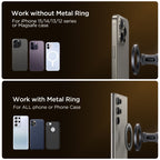 JOYROOM JR-ZS403 Metal Foldable Magnetic Car Phone Mount, JR-ZS403 Black, JR-ZS403 Metal Grey