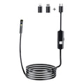 AN112 8mm Double Lenses HD Industry Endoscope Type-C + Micro USB + 8 Pin Connection, 1m Hard Tube, 2m Hard Tube, 3.5m Hard Tube, 5m Hard Tube, 10m Hard Tube