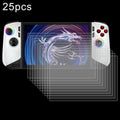 25pcs 9H 0.3mm Explosion-proof Tempered Glass Film, For MSI Claw 8 AI+, For MSI Claw 7 inch Game Console