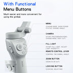 Yesido SF18 Phone Stabilizer Three-Axis Anti-Shake Handheld Gimbal