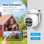 SriHome SH047 4MP IP66 Waterproof Motion Detection Night Vision WiFi HD Camera, SH047