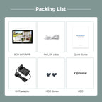 SriHome NVS010-IPC047 Ultra HD 4 Channel WiFi Network Video Recorder Set, NVS010-IPC047