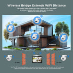 SriHome NVS010-IPC047 Ultra HD 4 Channel WiFi Network Video Recorder Set, NVS010-IPC047