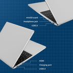 GXMO F152G 15.6 inch Laptop, Windows 11 Intel Alder Lake N95 Quad Core, Support Fingerprint Unlock, 16GB+512GB