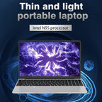 GXMO F152G 15.6 inch Laptop, Windows 11 Intel Alder Lake N95 Quad Core, Support Fingerprint Unlock, 16GB+512GB