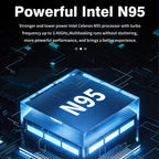 GXMO F152G 15.6 inch Laptop, Windows 11 Intel Alder Lake N95 Quad Core, Support Fingerprint Unlock, 16GB+512GB