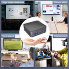 GXMO H90 Windows 11 Intel Core i7 11390H Processor Mini Computer, Without RAM & SSD, 16GB+512GB