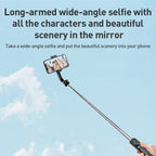 ZGA S01 Bluetooth Remote Control Detachable Tripod Selfie Stick, S01