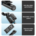 ZGA S01 Bluetooth Remote Control Detachable Tripod Selfie Stick, S01