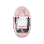 ZGA Colorful Transparent Dual Mode Wireless 2.4G + Bluetooth 5.0 Mouse