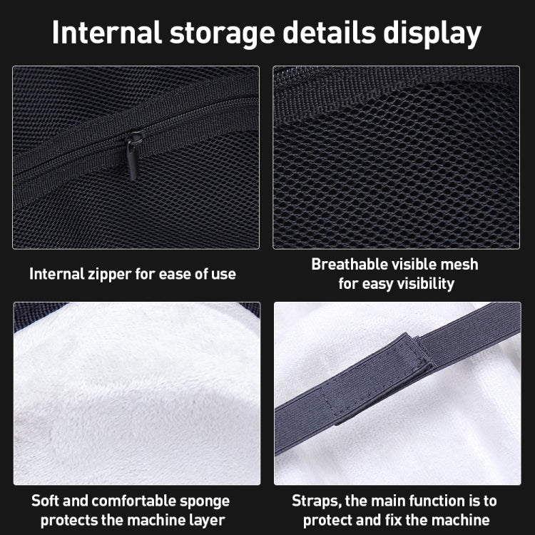 EVA Cloth Velvet Handle Waterproof Host Storage Bag, For Apple Vision Pro