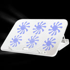 ICE COOREL Notebook Computer Base Speed Control Silent Six-fan Cooling Holder Cooling Rack, Style: Premium Edition, Style: Premium Edition(Lvory), Style: Premium Edition(Dazzling Red), Style: Premium Edition(Black Gold)                                 ...