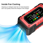 FOXSUR 7A 12V Car / Motorcycle Smart Battery Charger, EU Plug, US Plug, UK Plug