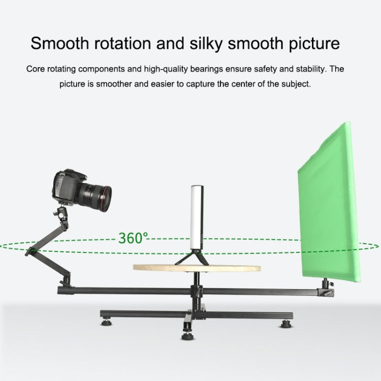 YELANGU Professional Photography Panoramic Round Turntable Surrounding 360 Rotation Video Shooting Platform