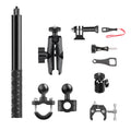 Motorcycle Clamps Handlebar Fixed Mount, 10 in 1 Crabs Selfie Stick, 9 in 1 Dual-Link Crabs Selfie Stick Kit, 3 in 1 U-Type Mount Selfie Stick, 9 in 1 Wrench O-Type Mount Crabs No Stick