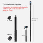 Motorcycle Clamps Handlebar Fixed Mount, 10 in 1 Crabs Selfie Stick, 9 in 1 Dual-Link Crabs Selfie Stick Kit, 3 in 1 U-Type Mount Selfie Stick, 9 in 1 Wrench O-Type Mount Crabs No Stick