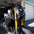 For Yamaha MT-09 2018-2021 Motorcycle Downforce Naked Aerodynamic Wing Frontal Spoiler, Motorcycle Downforce Wing Frontal Spoiler