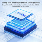 ORICO ACOM2-U4 40Gbps M.2 NVMe SSD Enclosure, ACOM2-U4