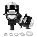 T01 1 Pair 3 inch Car Bifocal LED Lens Headlight, Left Driving, T01