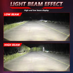 T01 1 Pair 3 inch Car Bifocal LED Lens Headlight, Left Driving, T01