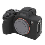 Litchi Texture Soft Silicone Protective Case, For Sony ILCE7RM5 / A7R5