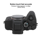 Litchi Texture Soft Silicone Protective Case, For Sony ILCE7RM5 / A7R5