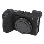 Litchi Texture Soft Silicone Protective Case, For Sony ILCE-6700 / A6700, For Sony ILCE-7CM2 / A7C II / A7CR