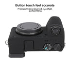 Litchi Texture Soft Silicone Protective Case, For Sony ILCE-6700 / A6700, For Sony ILCE-7CM2 / A7C II / A7CR
