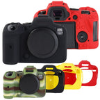 Litchi Texture Soft Silicone Protective Case, For Canon EOS R6 Mark II