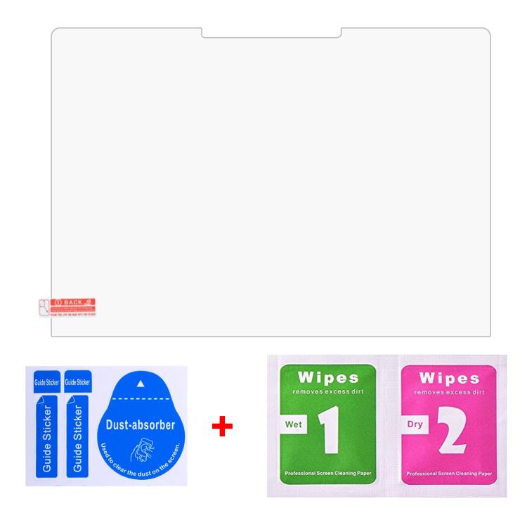 2pcs 9H 0.3mm Explosion-proof Tempered Glass Film, For Microsoft Surface Laptop 13 inch, For Microsoft Surface Laptop 7 15 inch, For Microsoft Surface Laptop 7 13.8, For Microsoft Surface Laptop 6 15, For Microsoft Surface Laptop 6 13.5