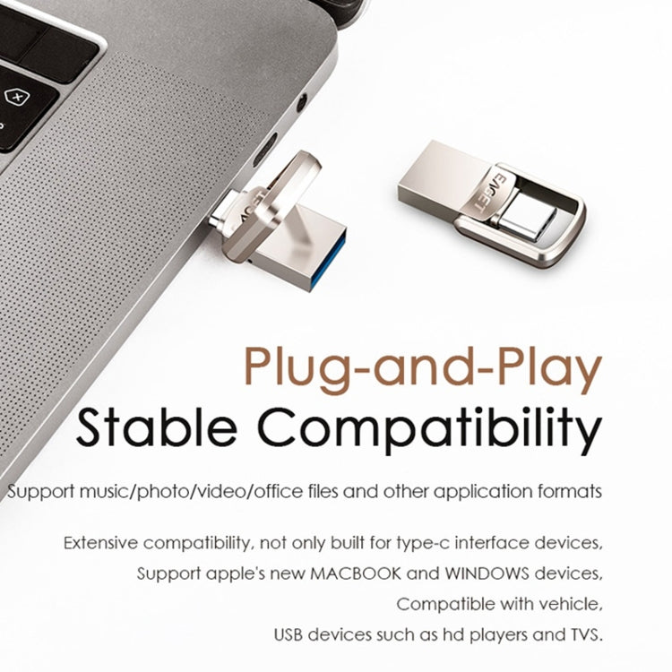 USB 3.1 + USB-C Interface Metal Twister Flash U Disk, Standard, 128G, 64G, 32G