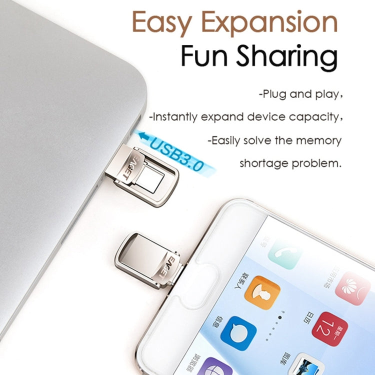 USB 3.1 + USB-C Interface Metal Twister Flash U Disk, Standard, 128G, 64G, 32G