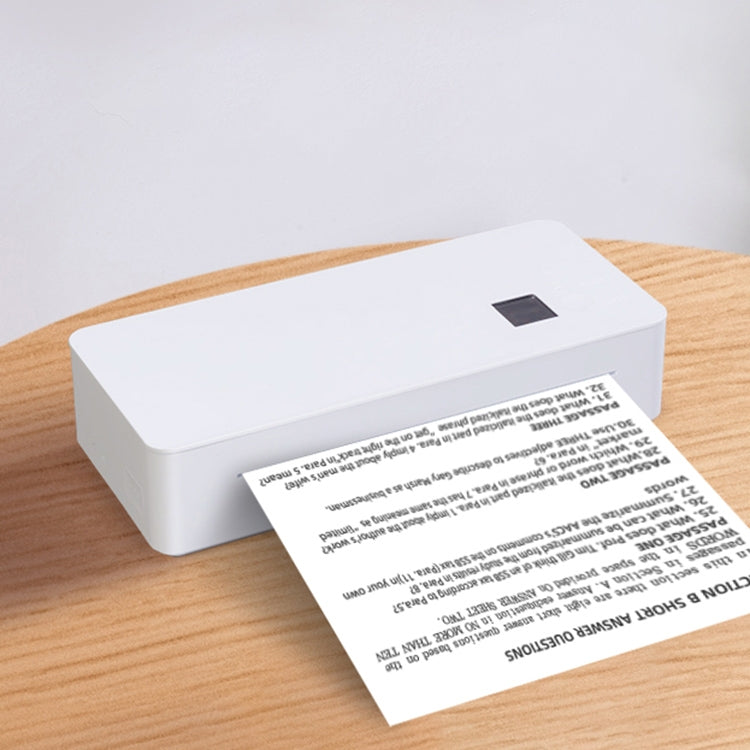 A4LE Portable Bluetooth HD Thermal Printer for Home Office Study, US Plug, EU Plug, UK Plug, AU Plug