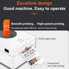 ZJ-9250 100x150mm USB Thermal Label Printer, US Plug, EU Plug, UK Plug, AU Plug