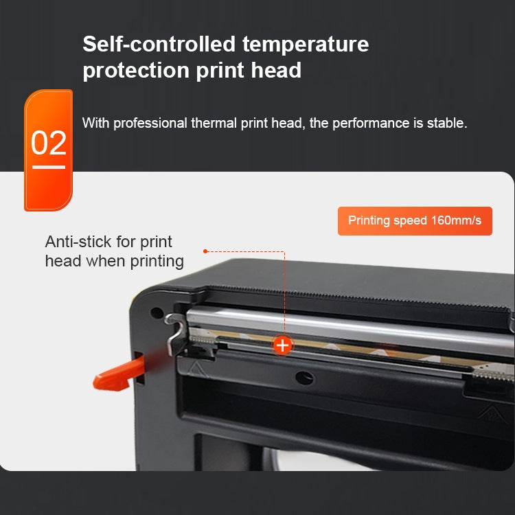 ZJ-9250 100x150mm USB Thermal Label Printer, US Plug, EU Plug, UK Plug, AU Plug