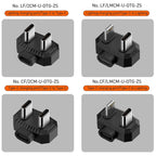 Lavalier Microphone U-shaped Charging Adapter OTG Converter, 8 Pin to USB-C / Type-C + 8 Pin, Type-C to USB-C / Type-C + 8 Pin, 8 Pin to Dual USB-C / Type-C, Type-C to Dual USB-C / Type-C